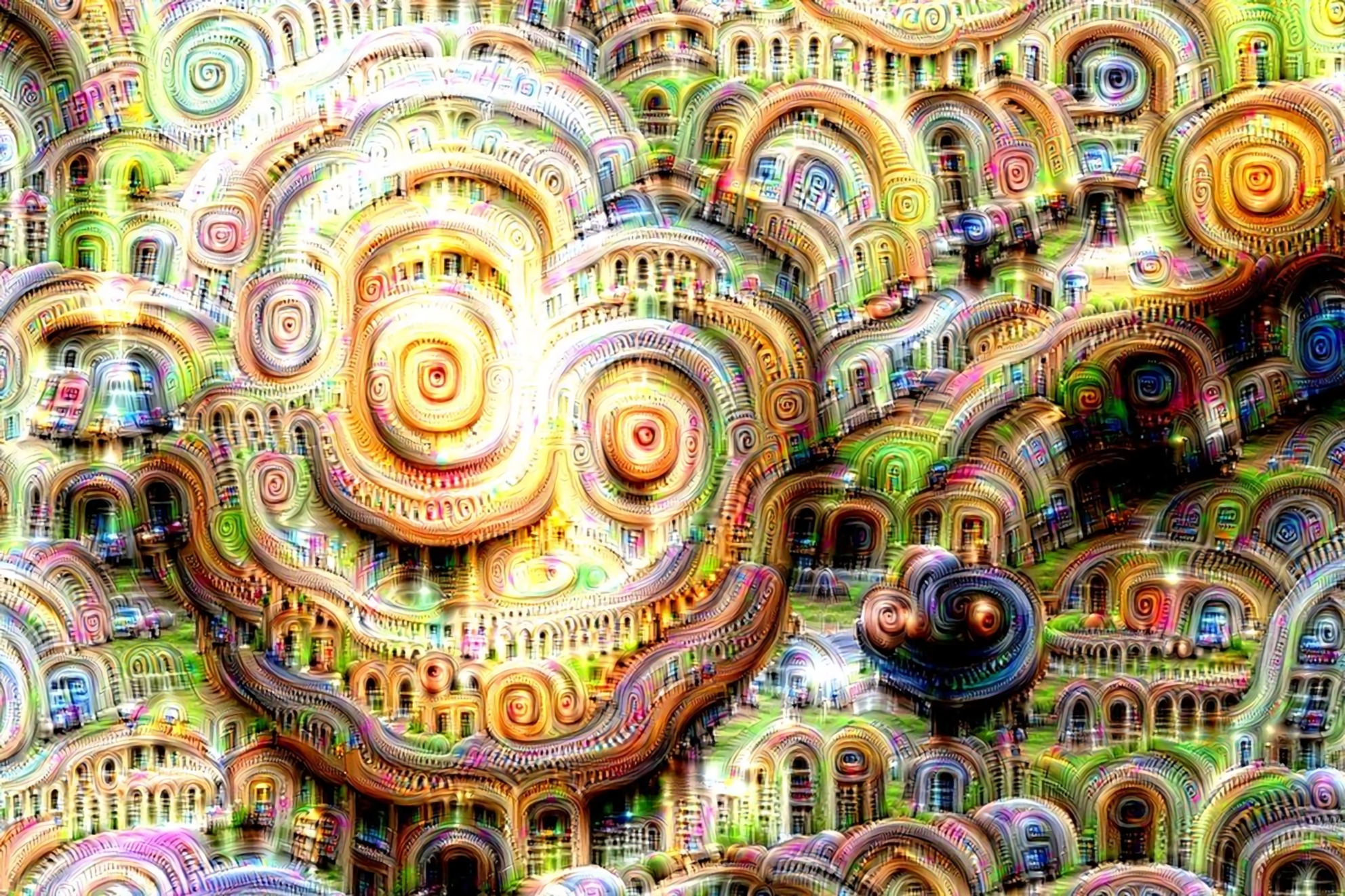 Google generative ai error. Нейронная сеть Deep Dream. Картины нейросети. Живопись искусственного интеллекта. Картины искусственного интеллекта.